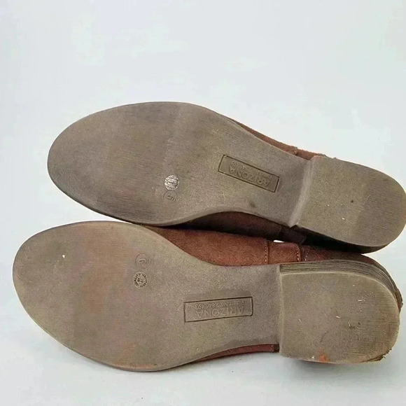 Arizona Julian Block Heel Booties - 9 - Picture 4 of 9